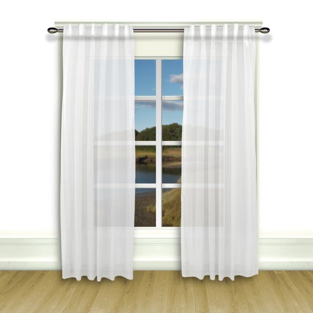 Lucerne Wanda Pleat Pairs w/Wands 104x63 White